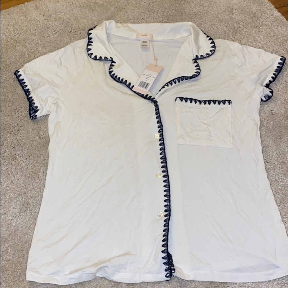 Eberjey Whip Stitch Frida Gisele style Sleep Top